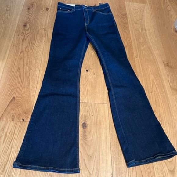 Zara Dark Flared Denim - Picture 1 of 1
